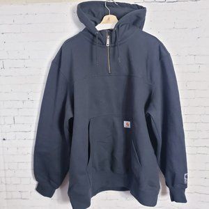 Carhartt Rain Defender Paxton Hoodie Mens Size 2XL Original Black Heavyweight